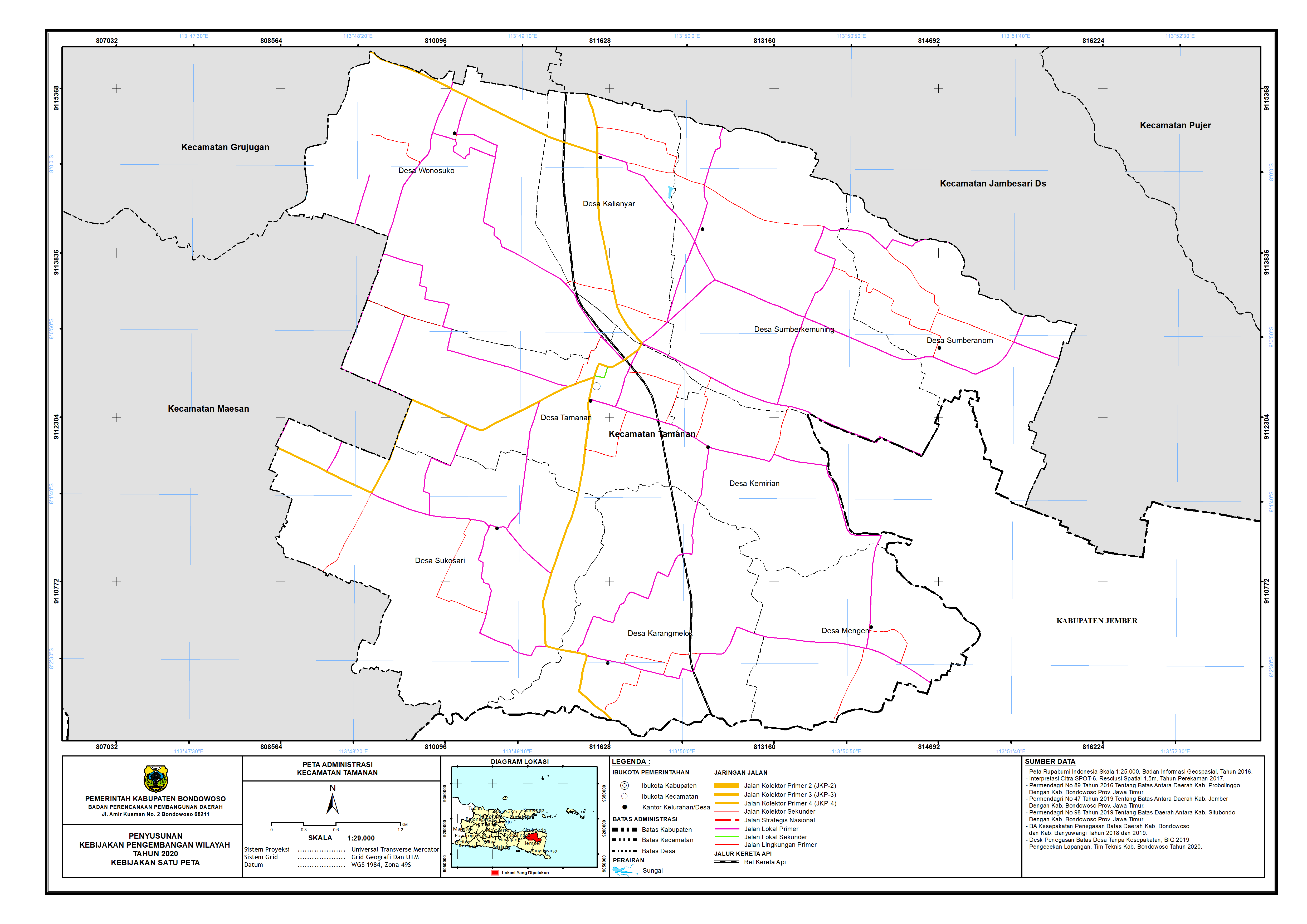 Peta Batas Administrasi Kecamatan Tamanan.png