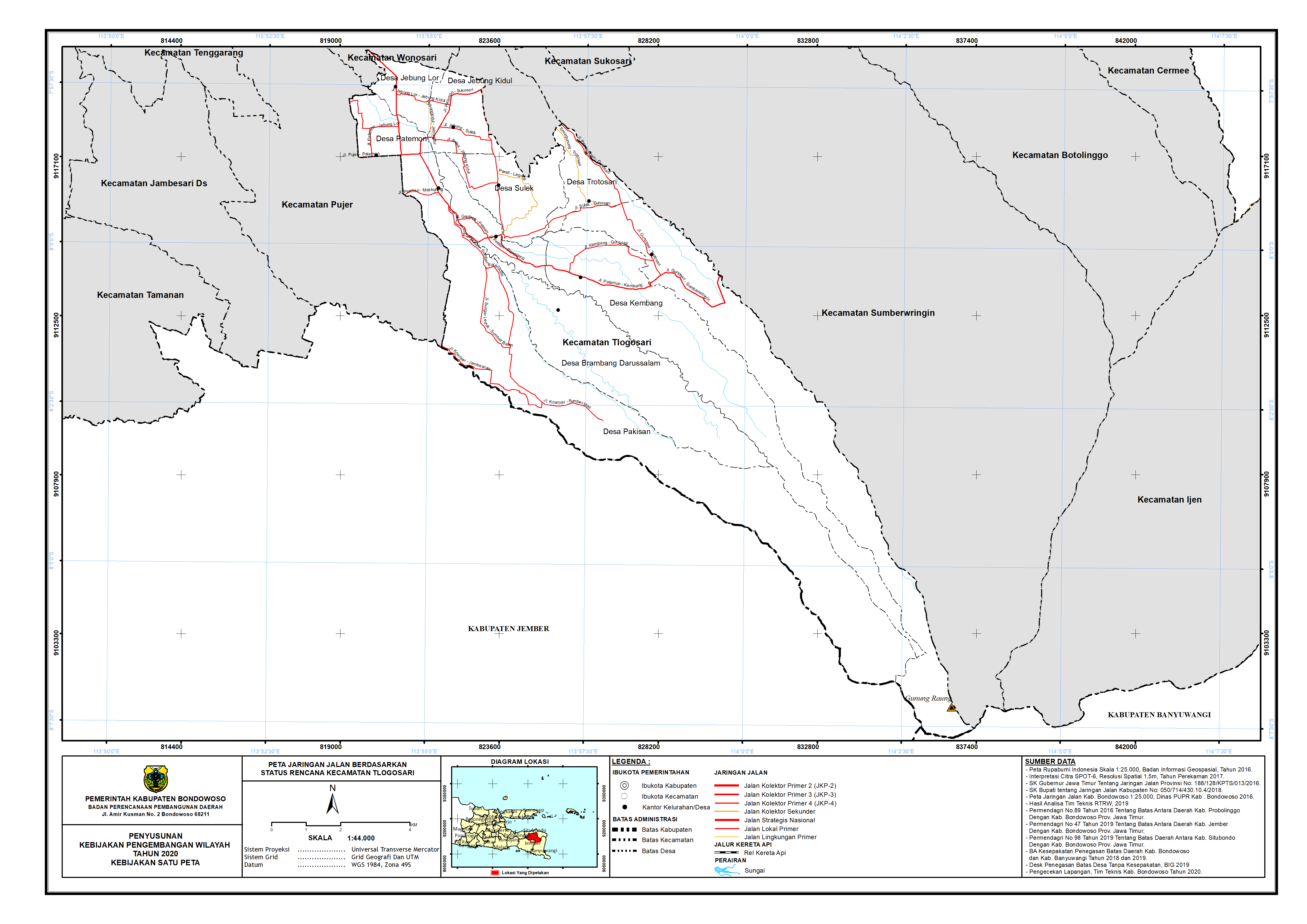 Peta Jaringan Jalan Berdasarkan Status Rencana Kecamatan Tlogosari.png