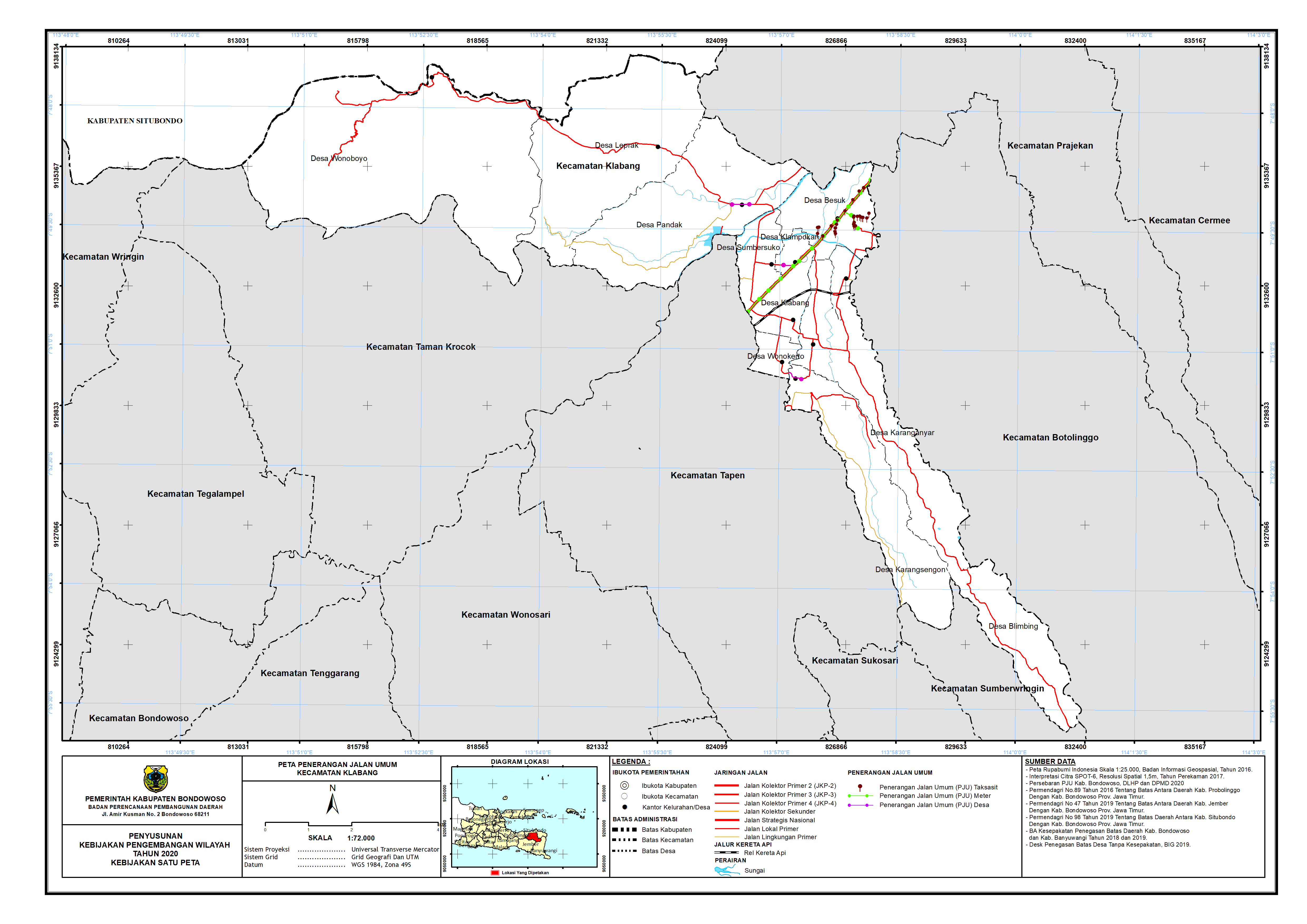 Peta PJU Kecamatan Klabang.png