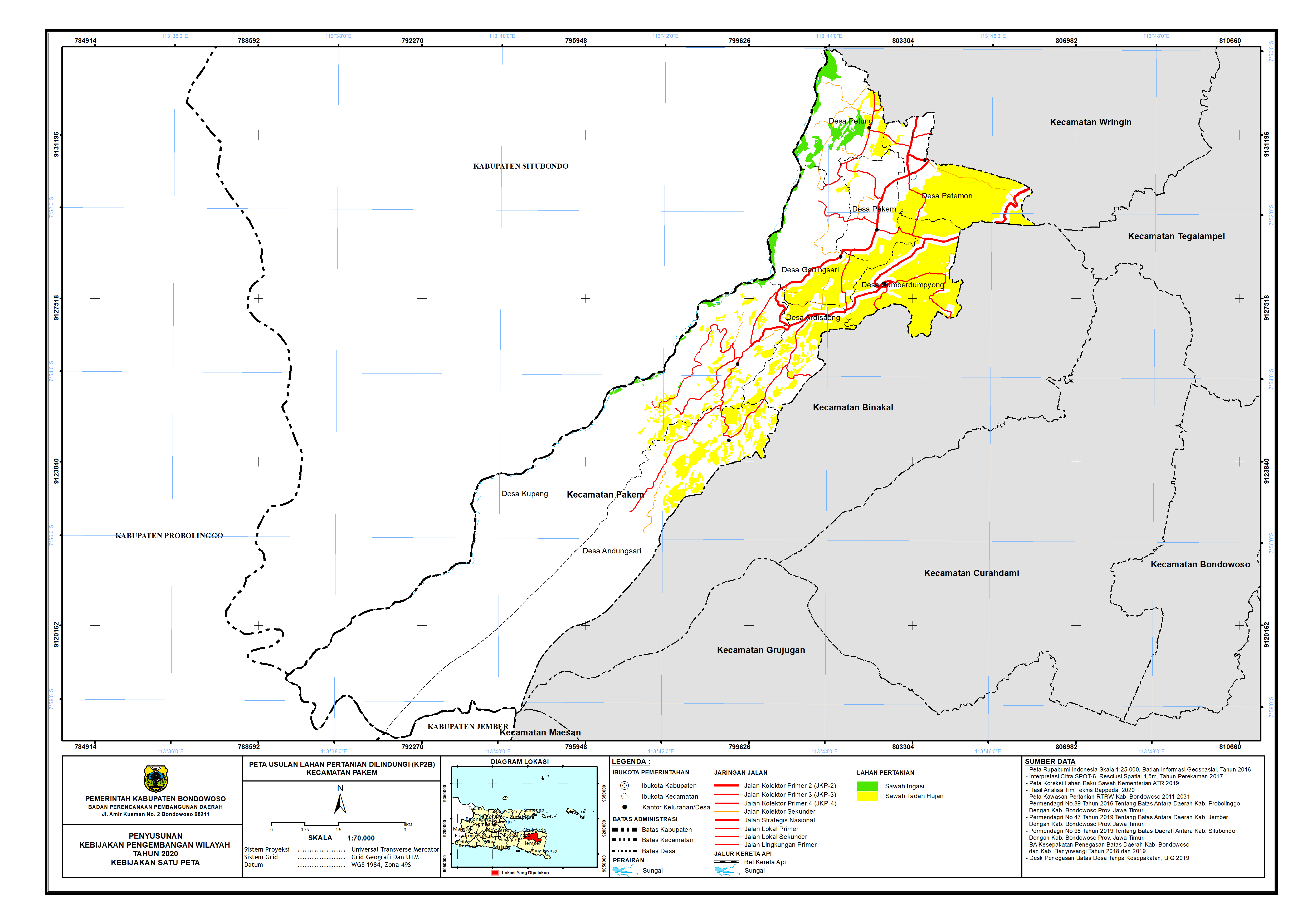 Peta Usulan Lahan Pertanian  Dilindungi Kecamatan Pakem.png