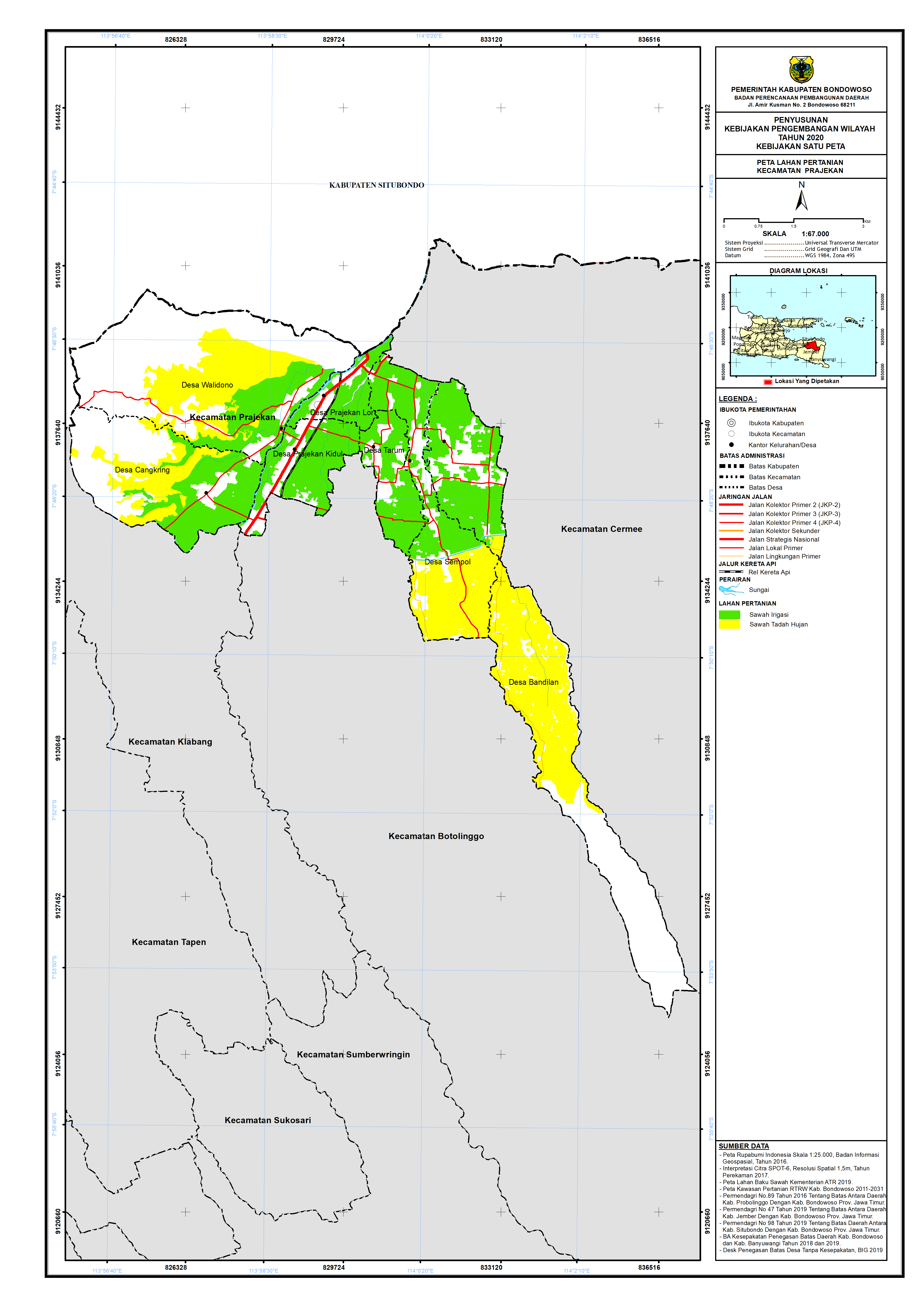 Peta Lahan Pertanian Kecamatan Prajekan.png