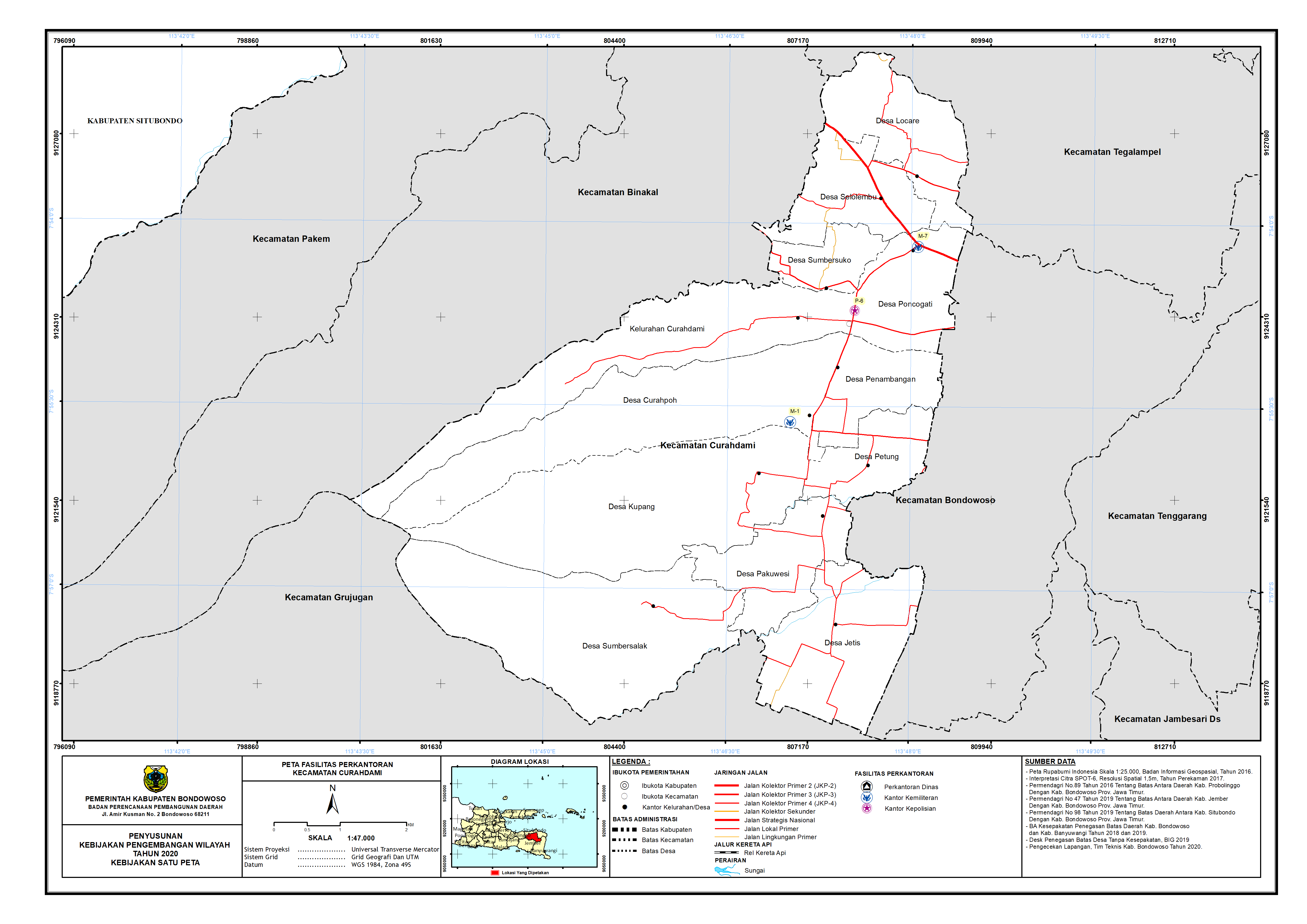 Peta Persebaran Perkantoran Kecamatan Curahdami.png