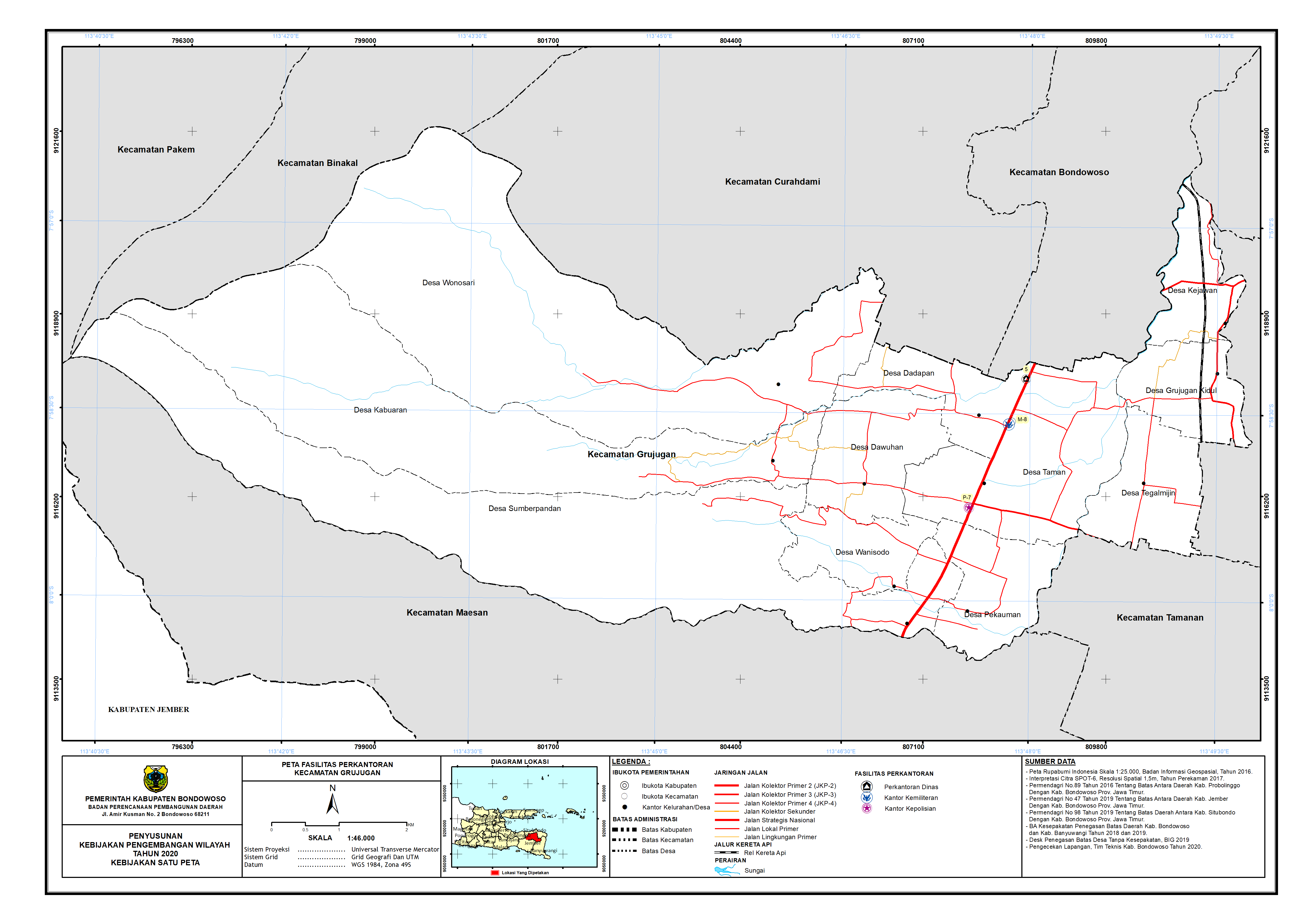 Peta Persebaran Perkantoran Kecamatan Grujugan.png
