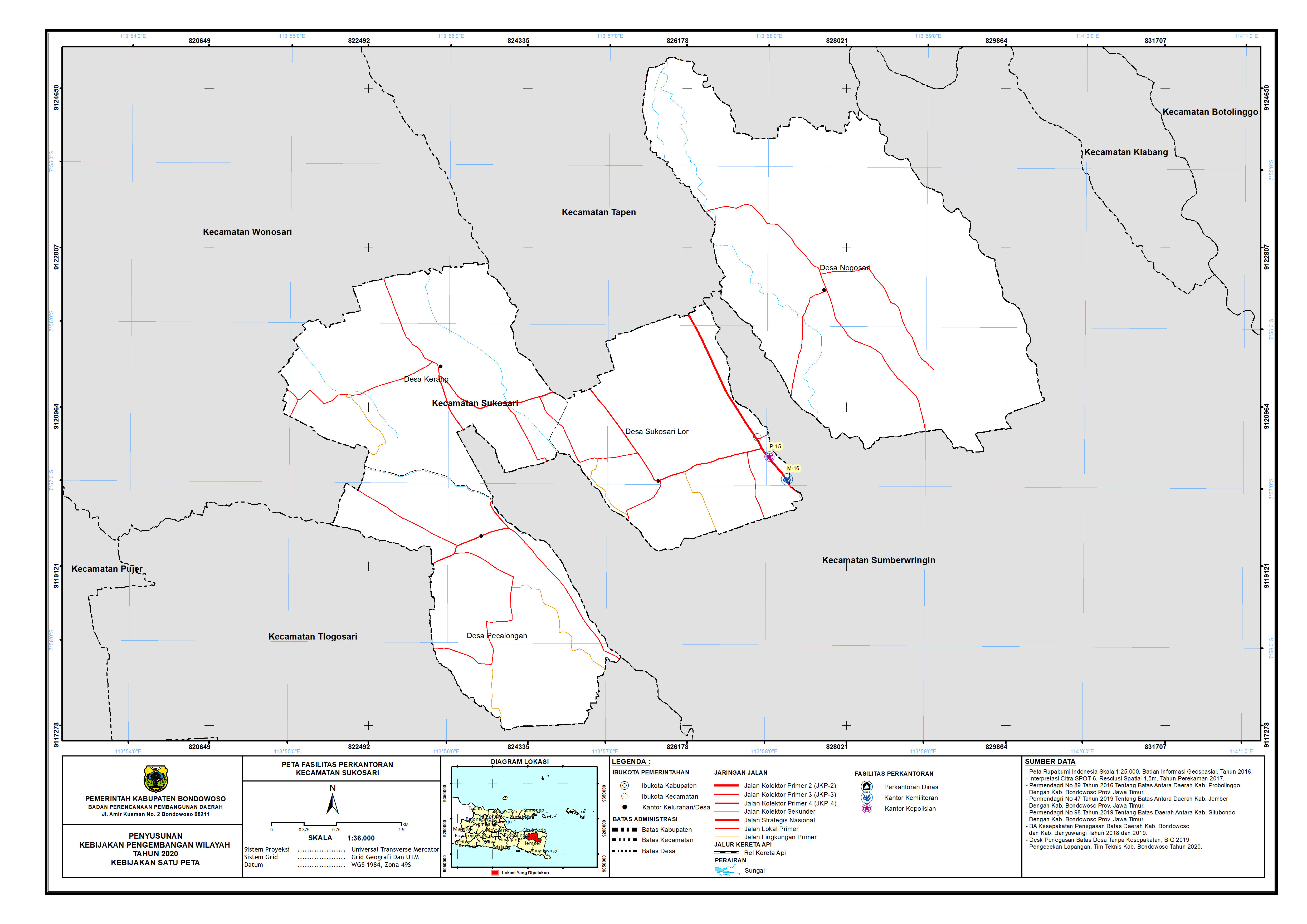 Peta Persebaran Perkantoran Kecamatan Sukosari.png