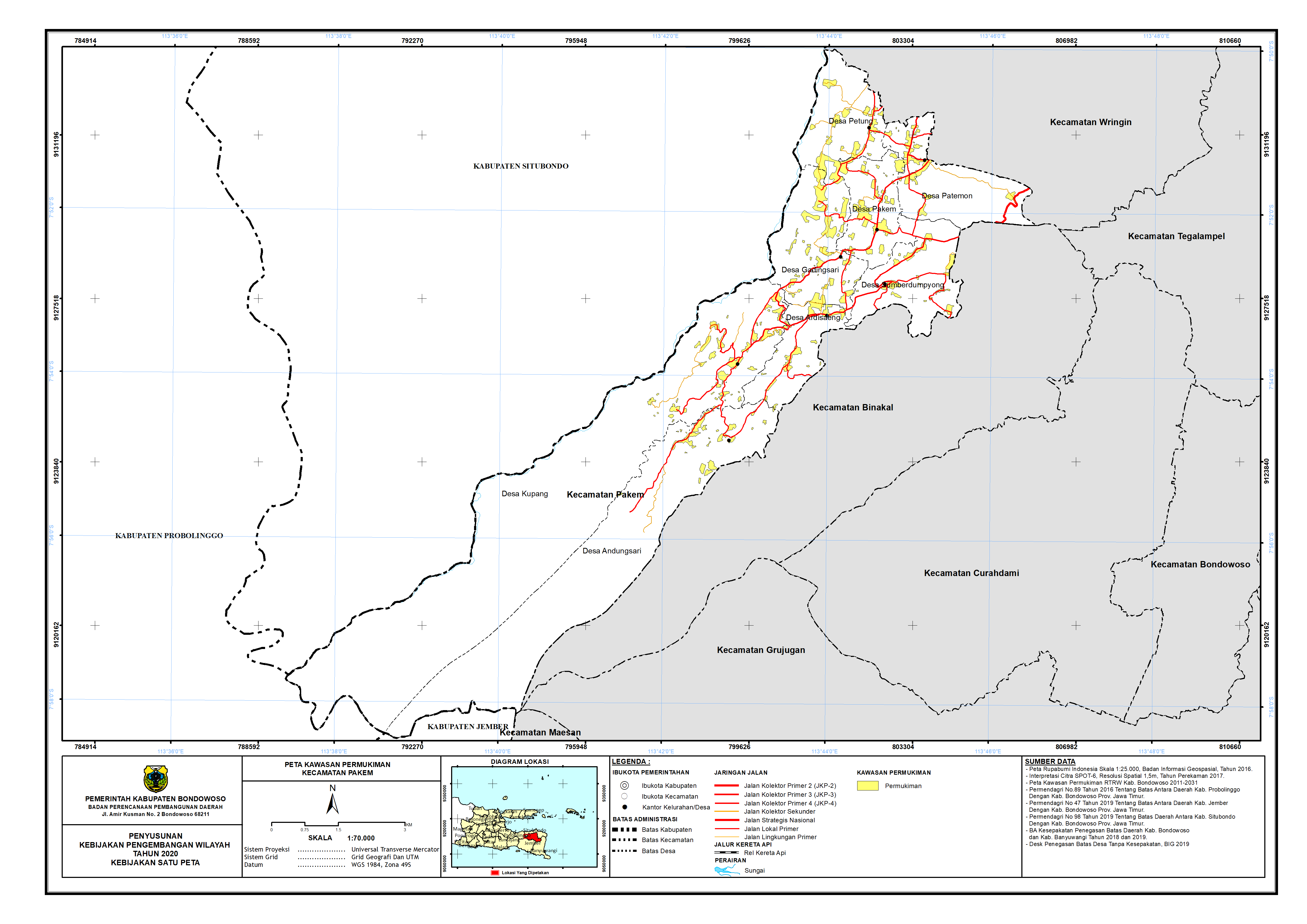Peta Kawasan Permukiman Kecamatan Pakem.png