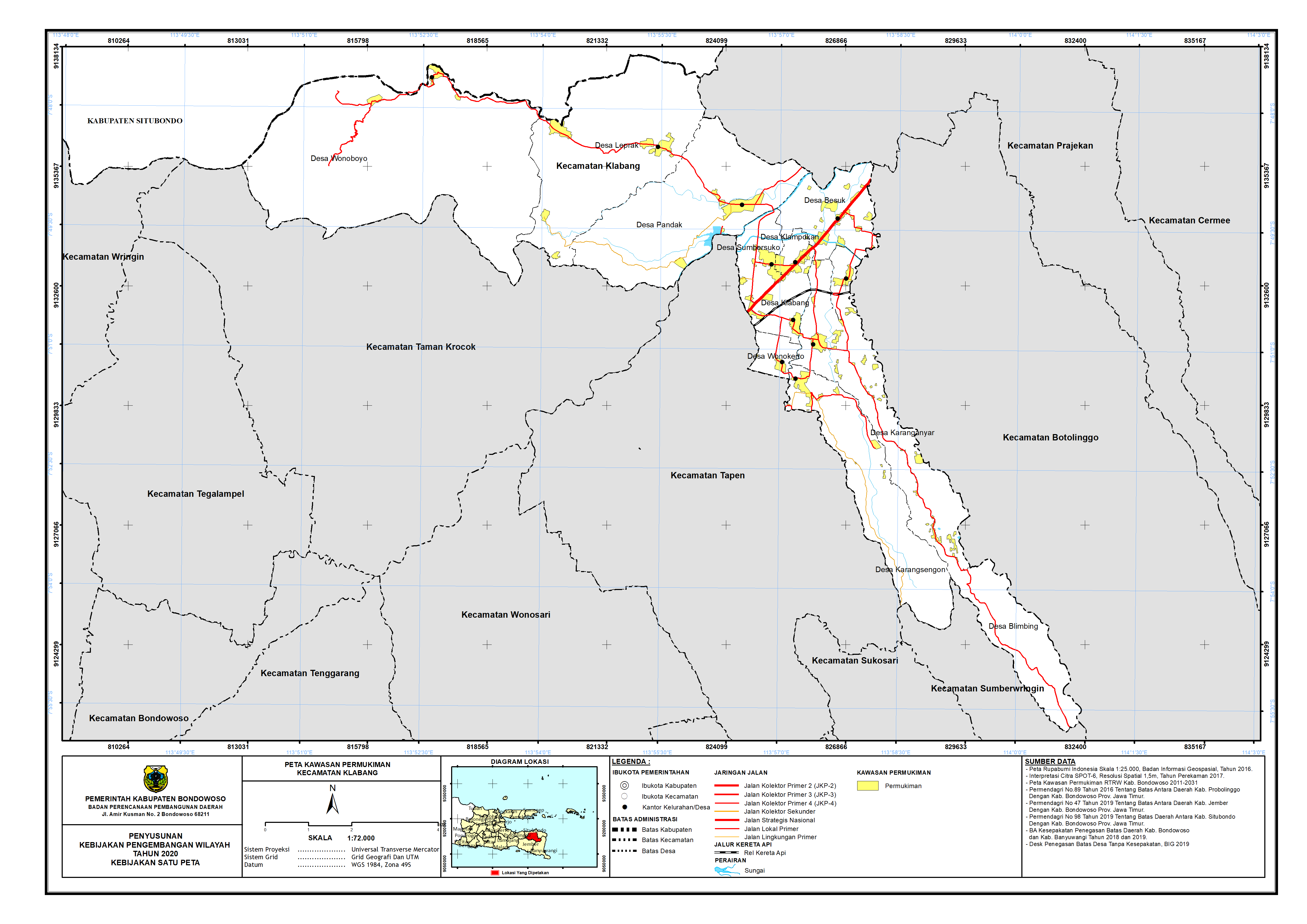 Peta Kawasan Permukiman Kecamatan Klabang.png