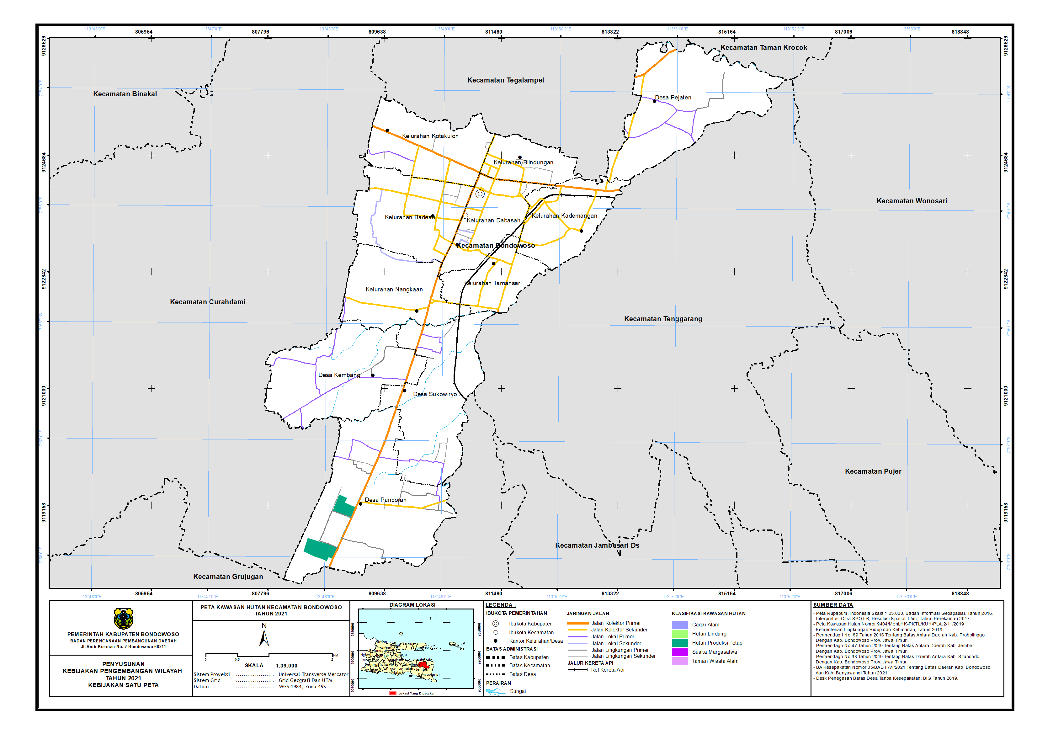 Peta Kawasan Hutan Kecamatan Bondowoso.png
