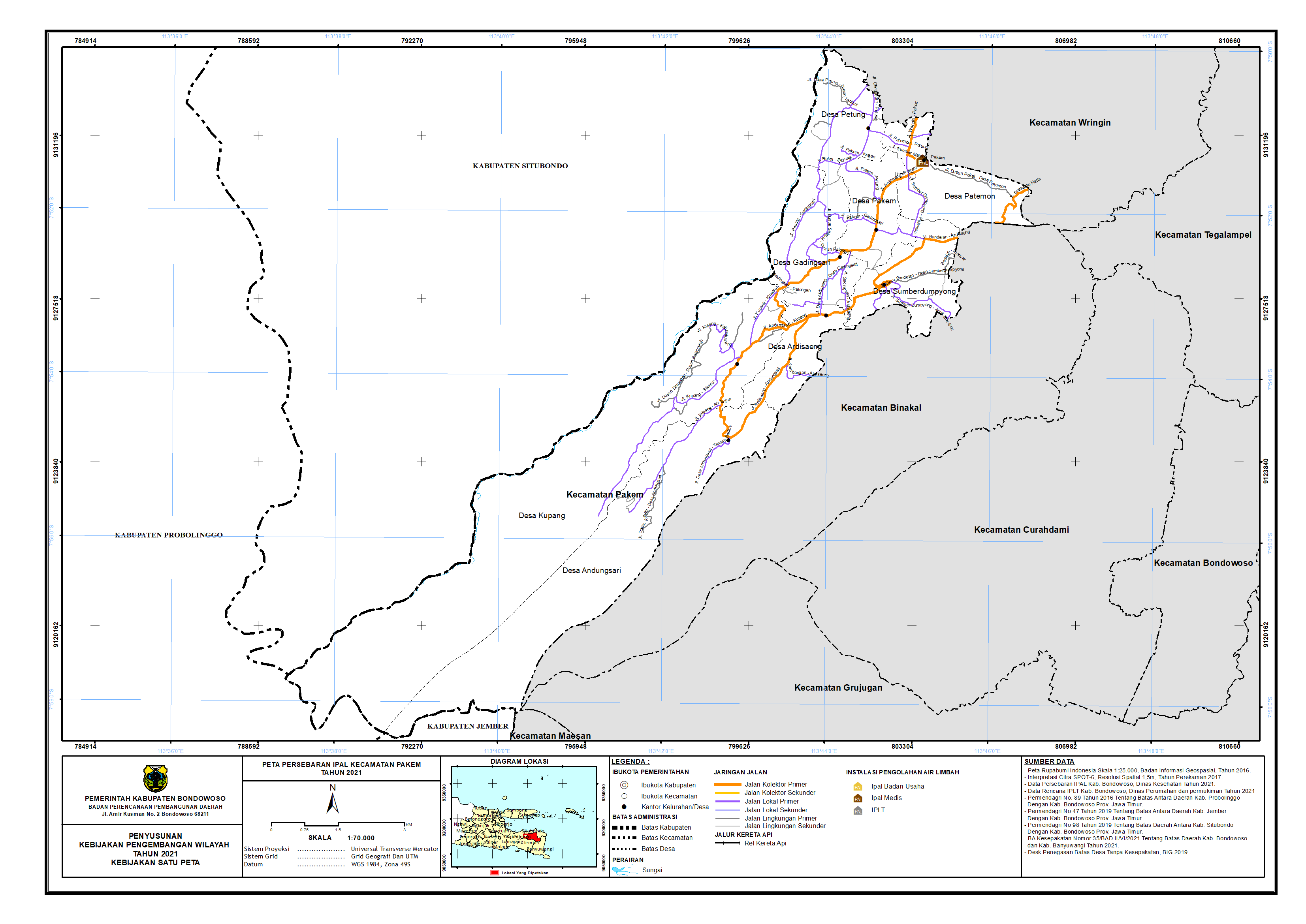 Peta Persebaran IPAL Kecamatan Pakem.png
