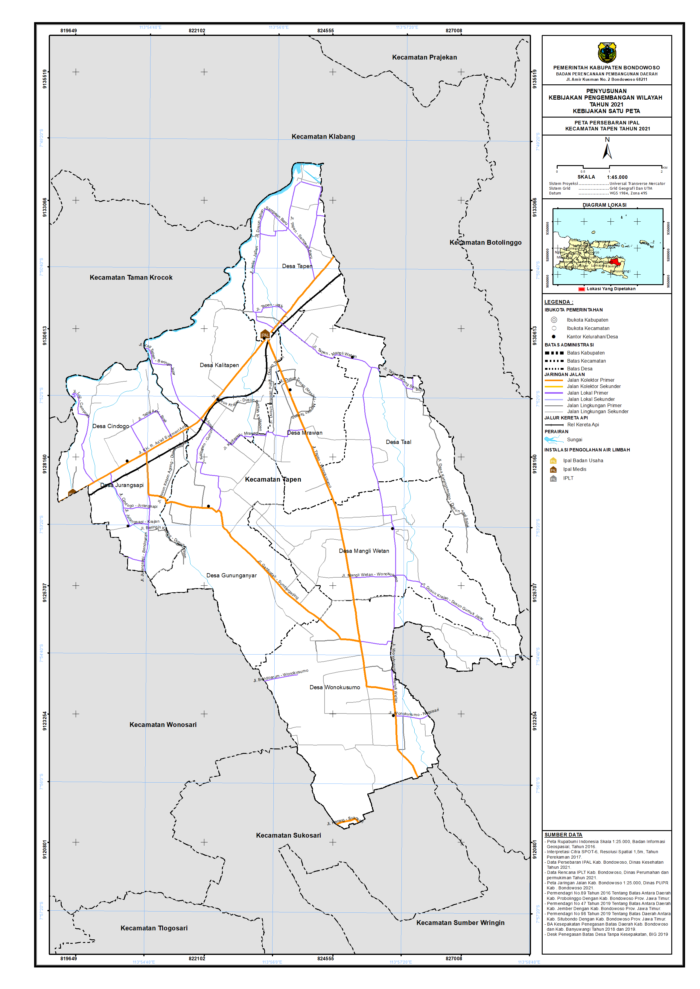 Peta Persebaran IPAL Kecamatan Tapen.png