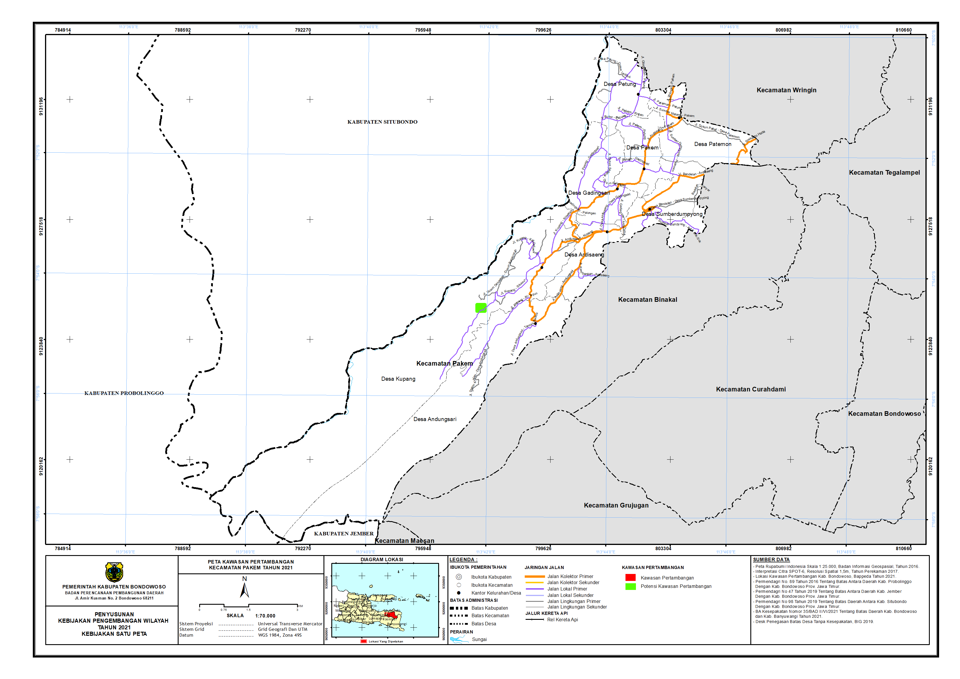 Peta Kawasan Pertambangan Kecamatan Pakem.png