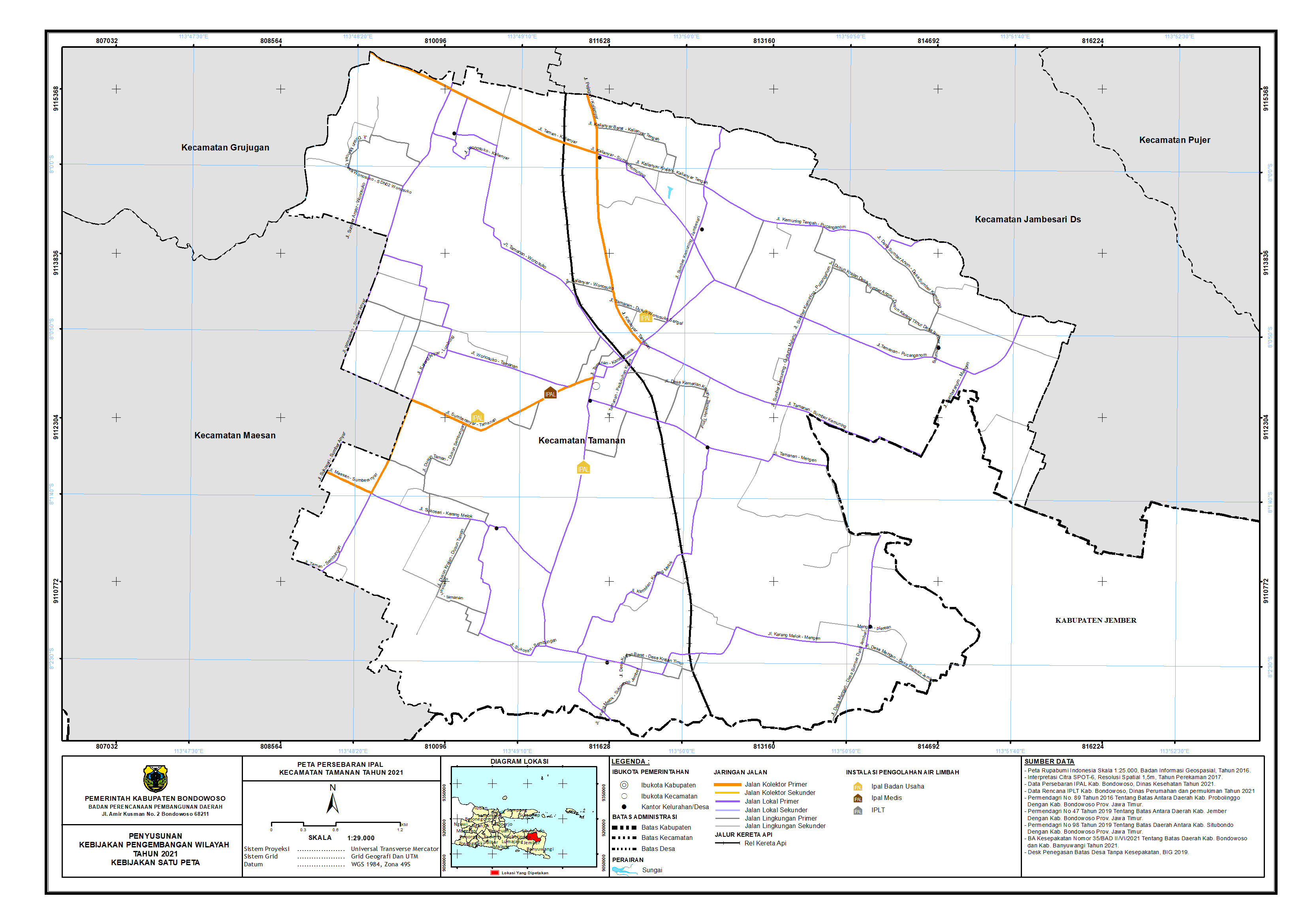 Peta Persebaran IPAL Kecamatan Tamanan.png