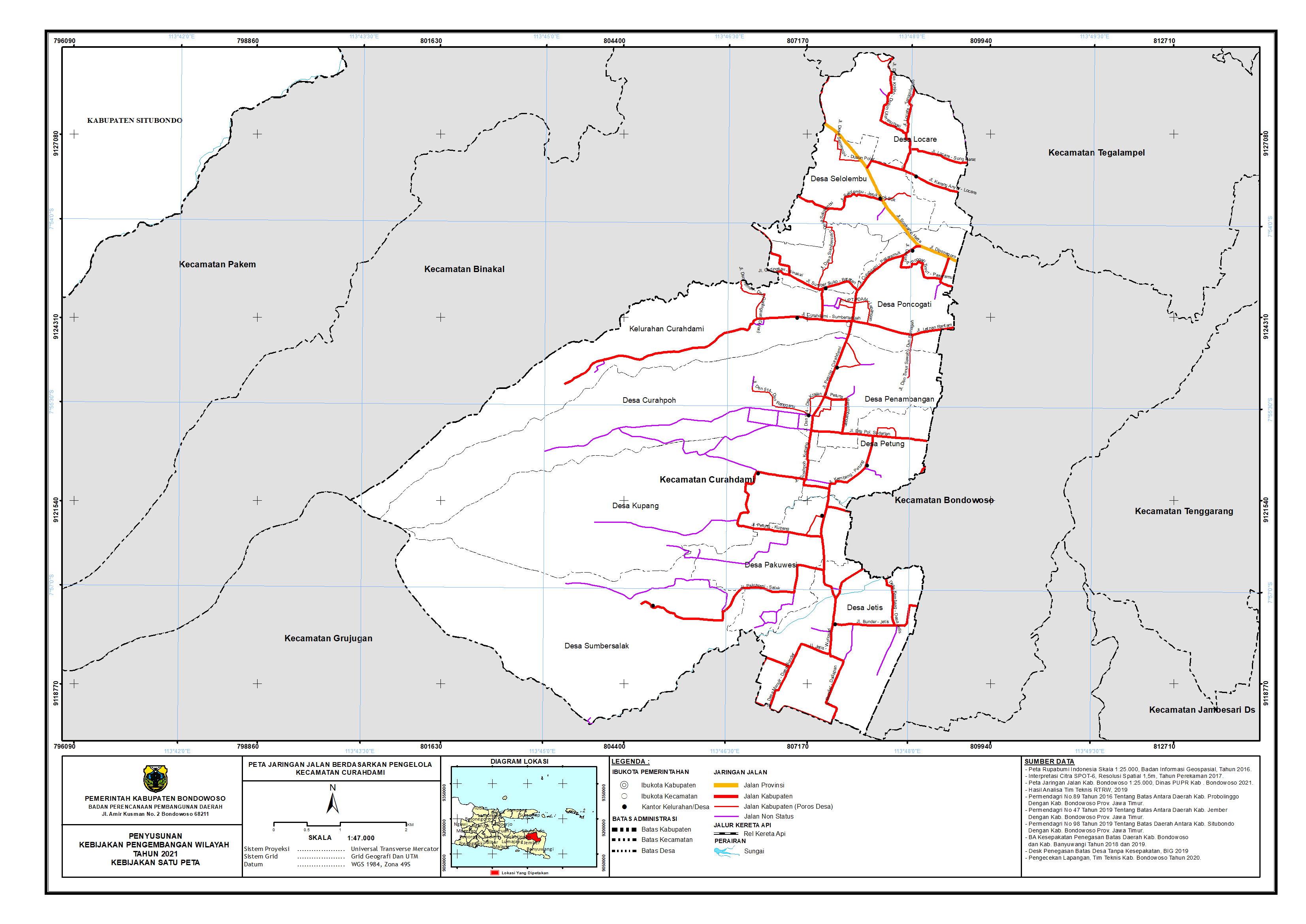 Peta Jaringan Jalan Berdasarkan Pengelola Kecamatan Curahdami.png