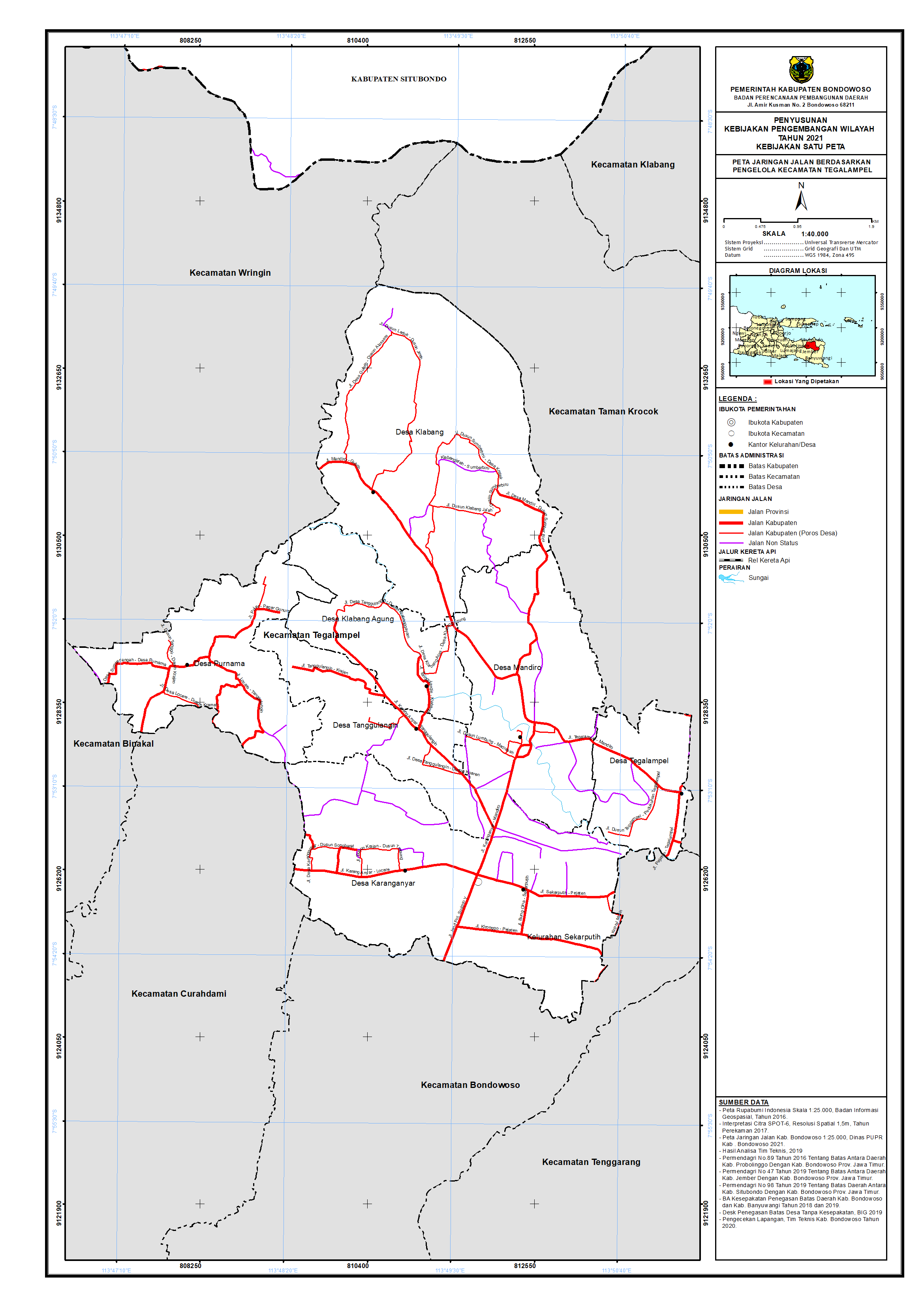 Peta Jaringan Jalan Berdasarkan Pengelola Kecamatan Tegalampel.png