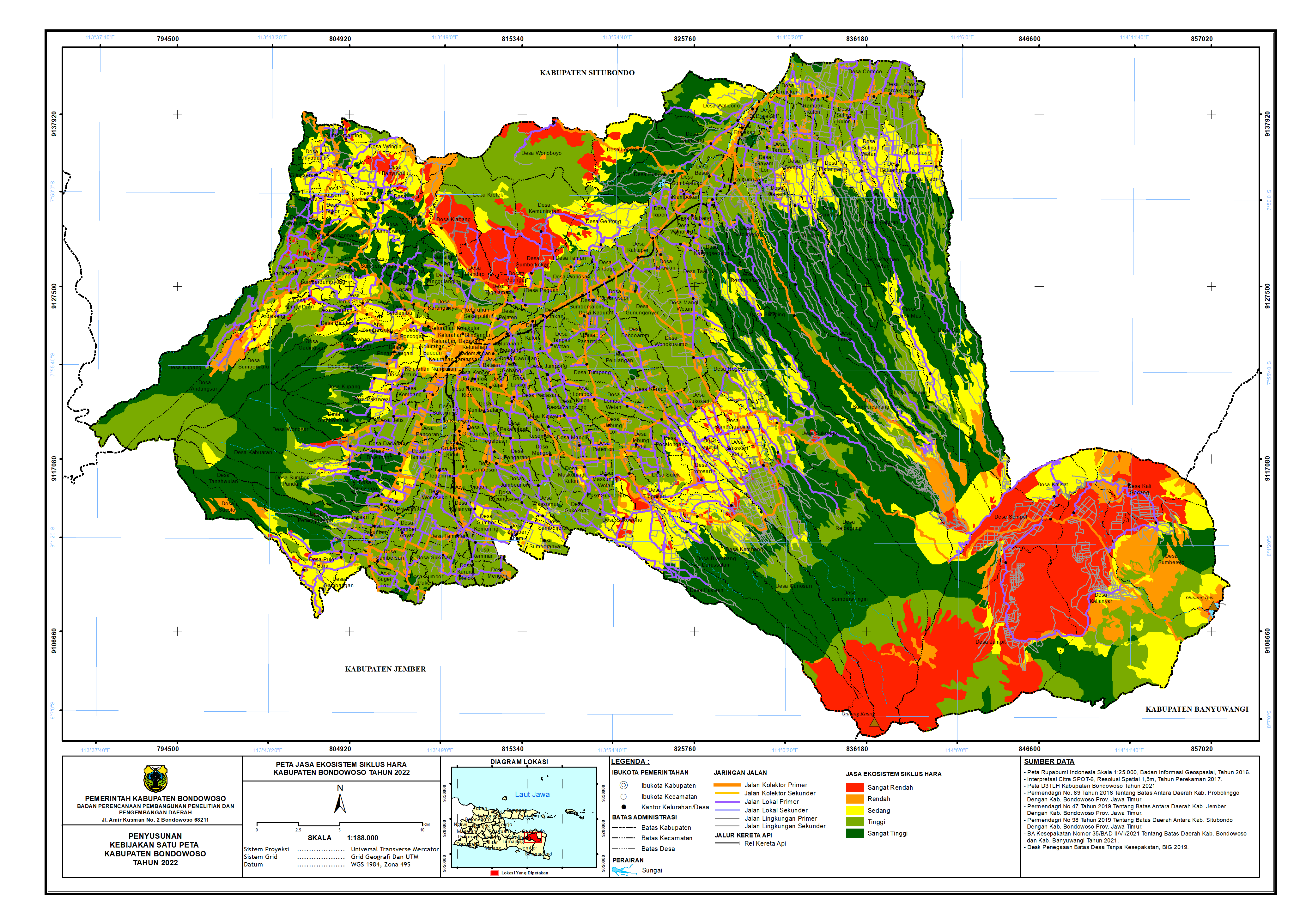 Peta D3TLH JASA EKOSISTEM SIKLUS HARA Kabupaten Bondowoso.png