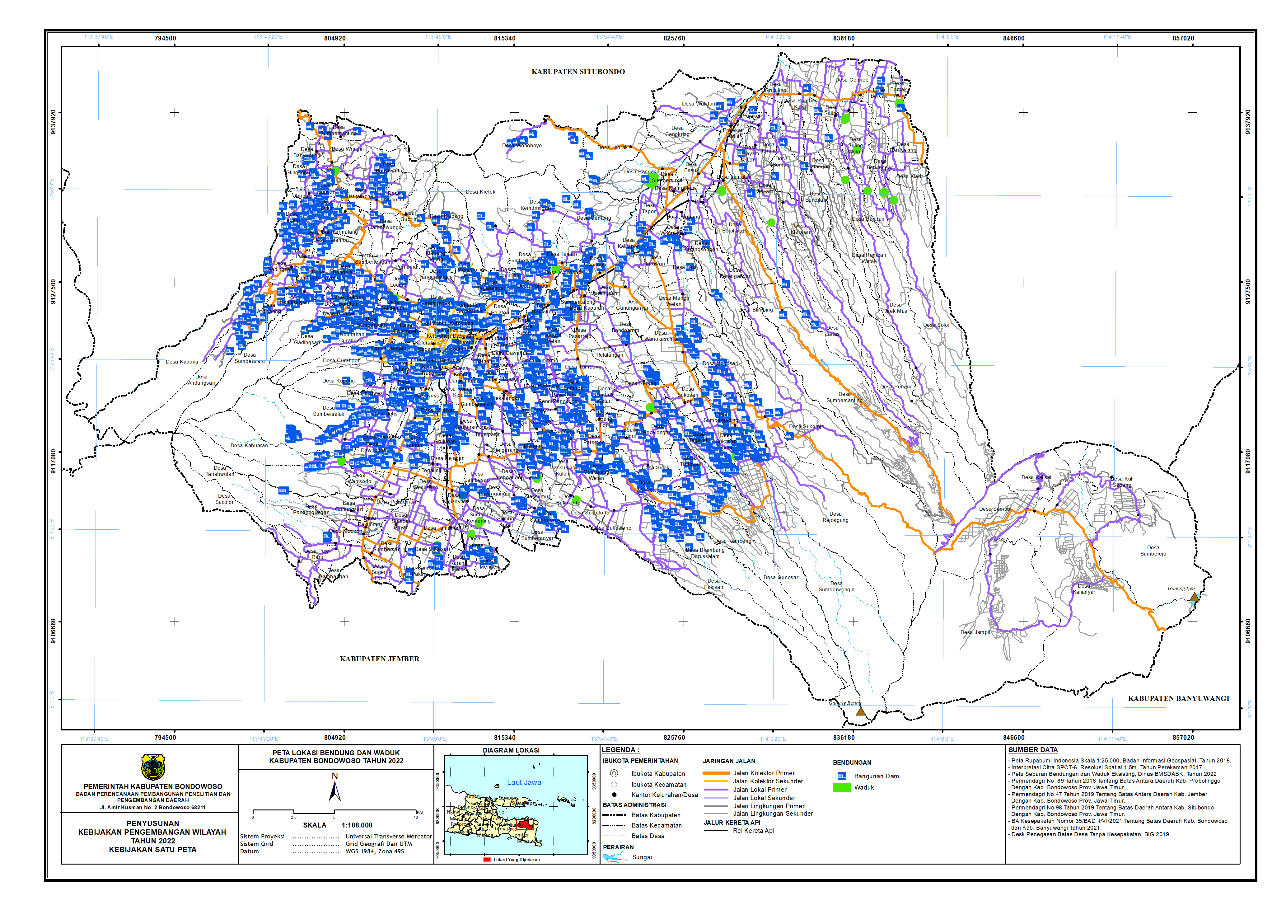 Peta Lokasi Bendungan dan Waduk Kabupaten Bondowoso.png