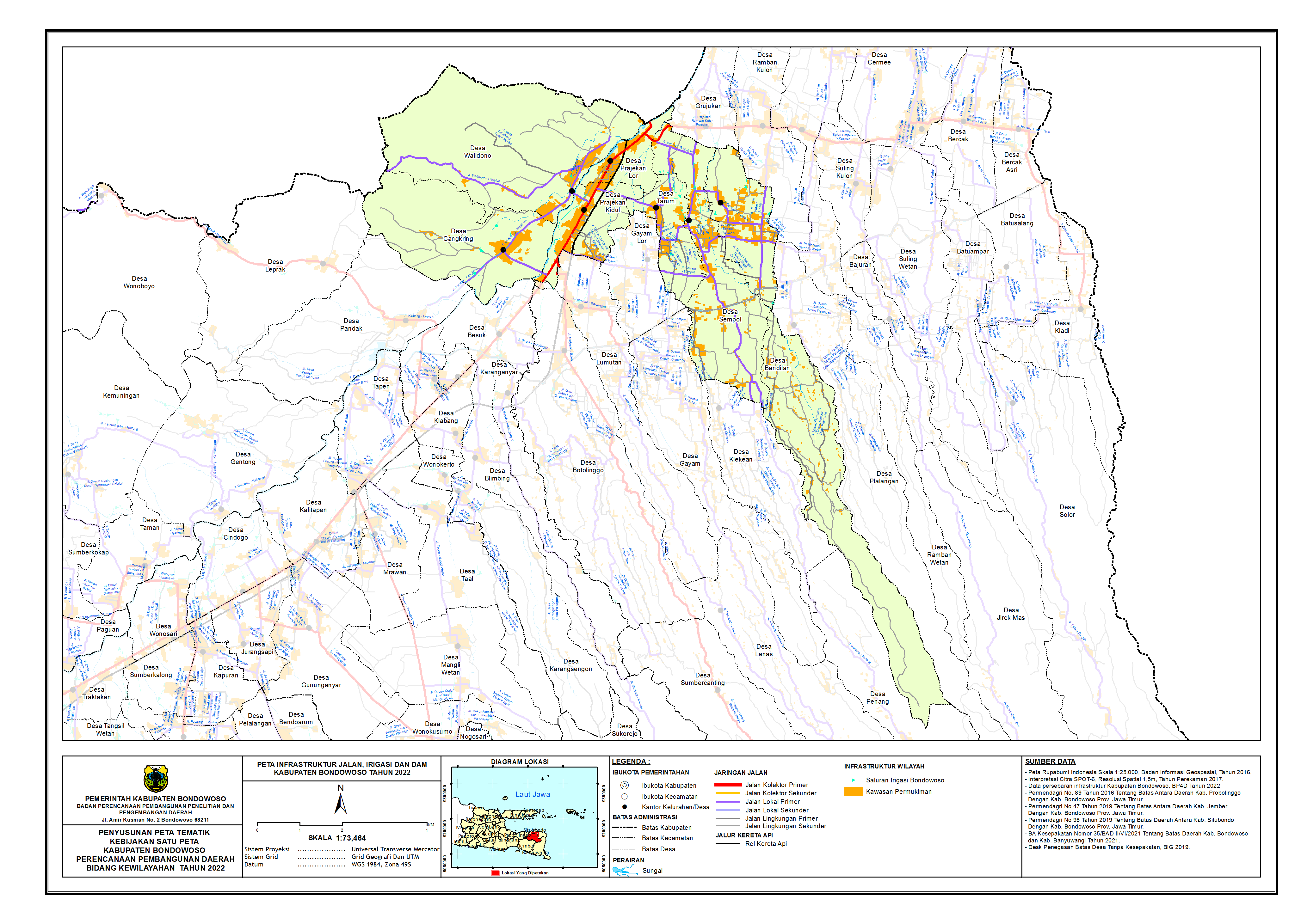 Peta Infrastruktur Wilayah Kecamatan Prajekan.png