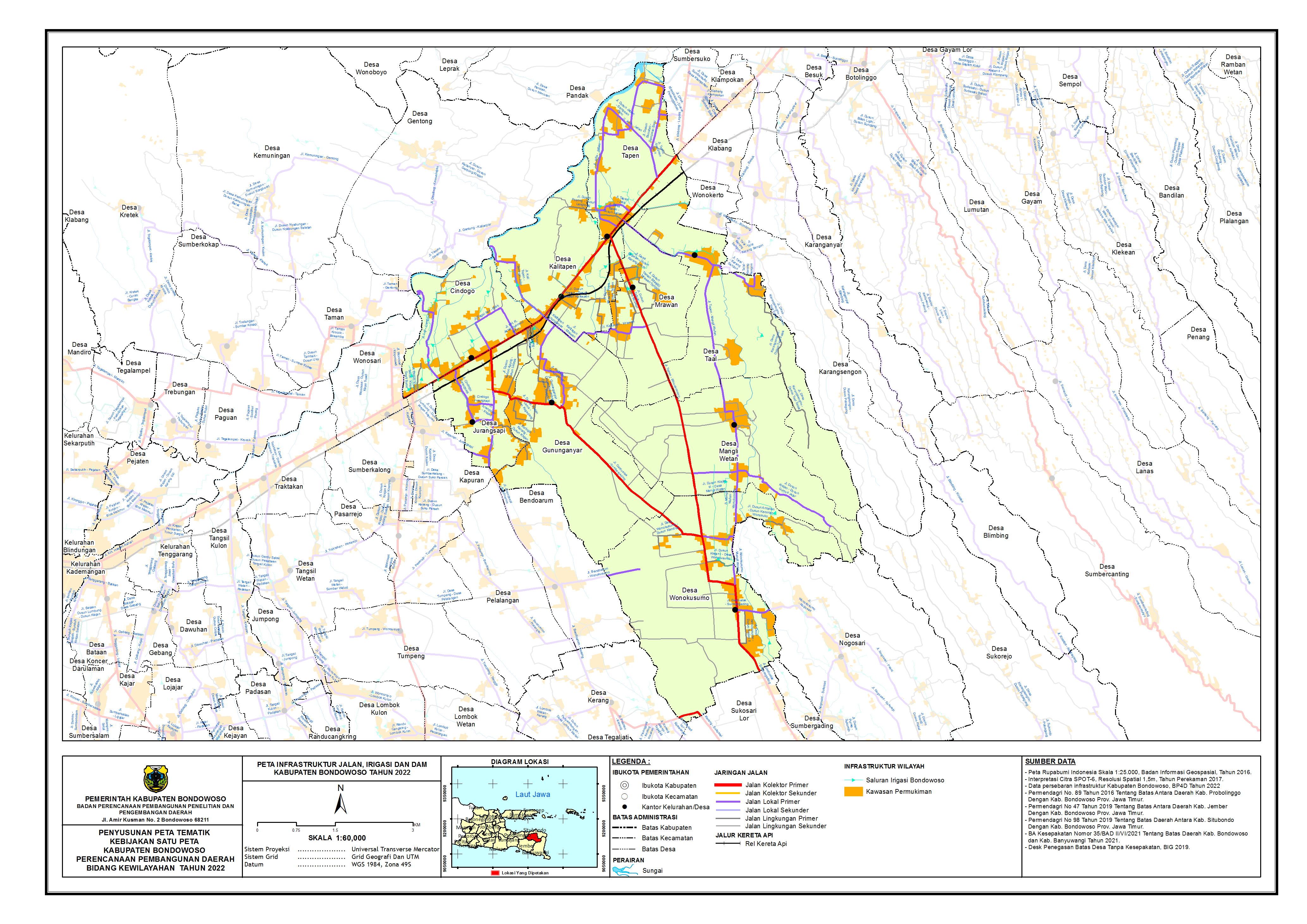 Peta Infrastruktur Wilayah Kecamatan Tapen.png